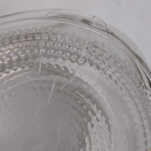 Set of 3 Kerr Self Sealing Wide Mouth Clear Glass Canning Jars No Lids Flawed