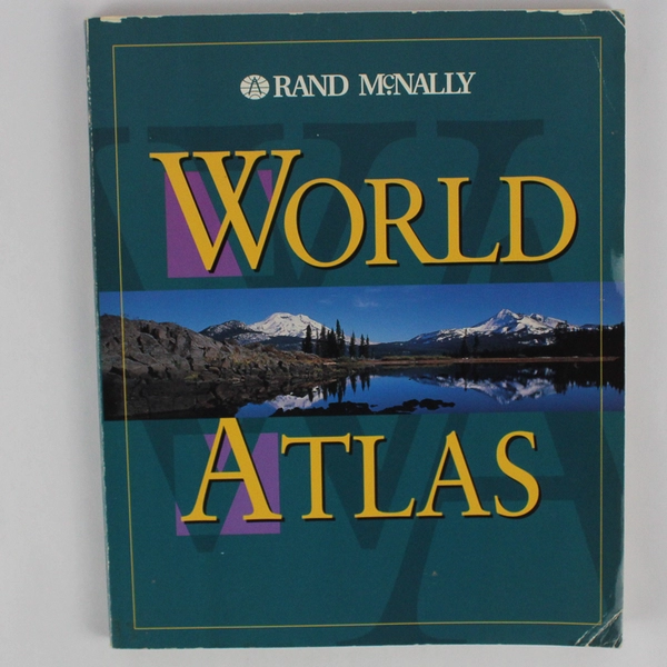Rand McNally World Atlas 1995 Paperback Revised Printing