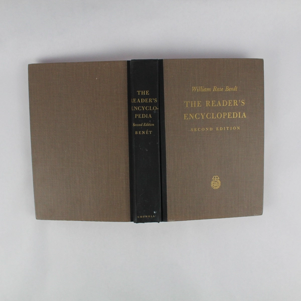The Reader's Encyclopedia by William Rose Benet 2nd Edition 1967 Hardcover