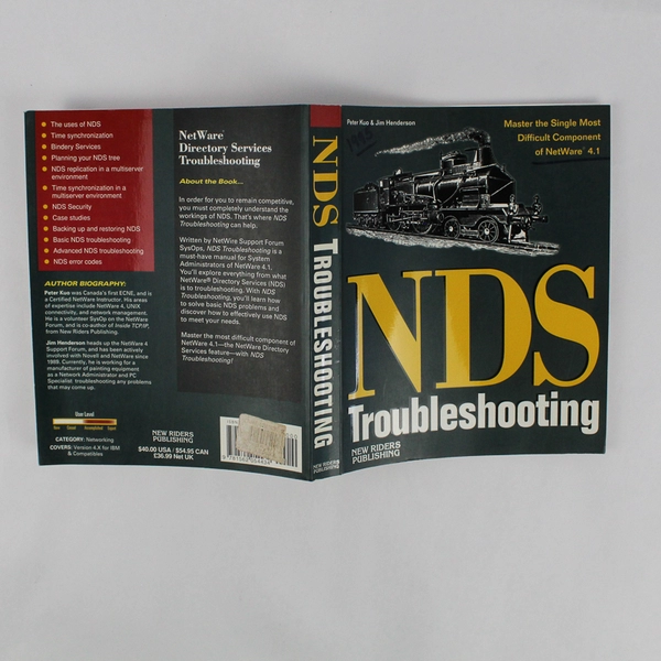 NDS (NetWare Directory Services) Troubleshooting Peter Kuo Jim Henderson 1995 PB