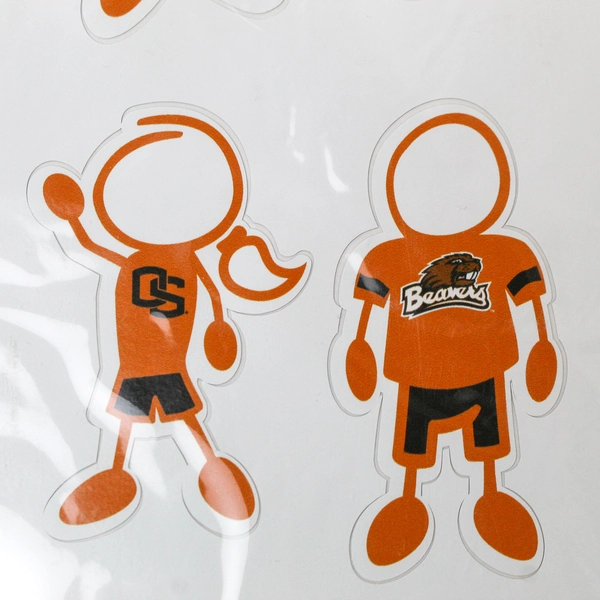 Stockdale OSU Beavers Family Pack 28 Movable Car Decals - Made in USA
