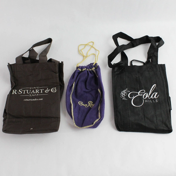 Lot of 7 Varying Brands 6 Reusable Shopping Totes and 1 Draw String Backpack 