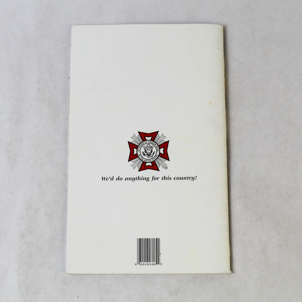 VFW Home for the Holidays Volume 7 2002 Holiday Recipe Cookbook, Good Condition