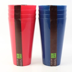 2 Set Of 4 Fresh Decor Plastic Cup Red and Blue Picnics Parties