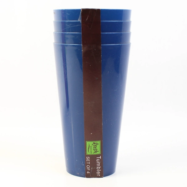 2 Set Of 4 Fresh Decor Plastic Cup Red and Blue Picnics Parties