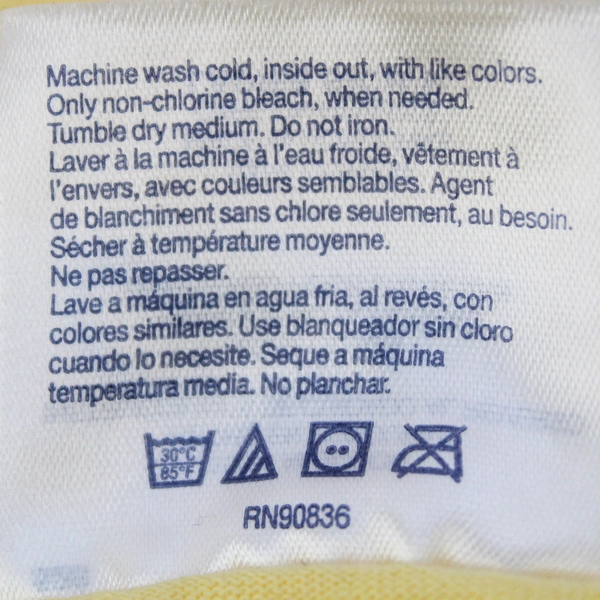 Port And Company The Old Chicken Farm Art Center Yellow Cotton T-Shirt Women's S