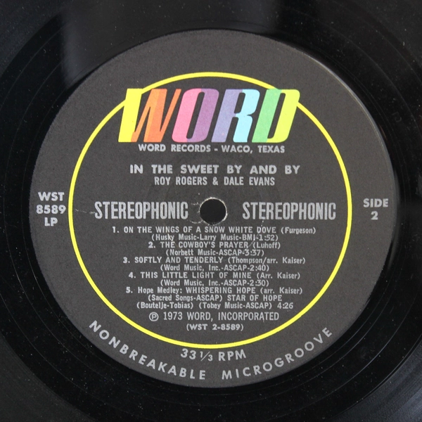 Roy & Dale In The Sweet By And By Vinyl LP Record WST 8589 - As-Is