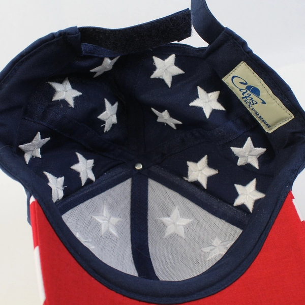 Caps Express Adjustable Baseball Cap Hat Patriotic Red White Blue