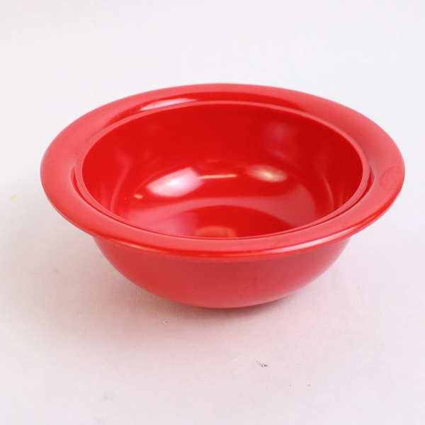 Set of 4 Zak Designs Red Melamine Bowls 4.25 Inch