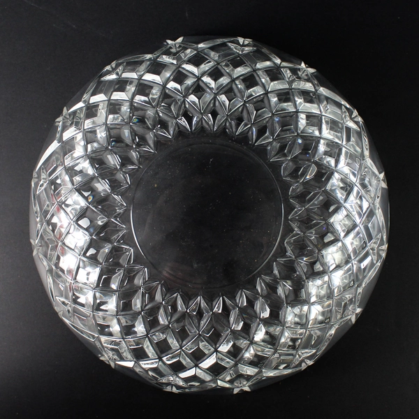 Royal Crystal Rock Opera Lead Crystal Bowl 8.75" Clear Original Box