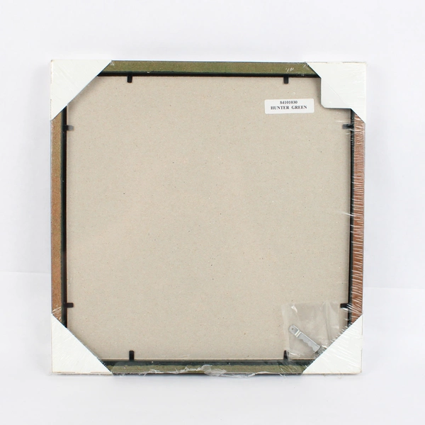 Wall Document or Picture Frame 10x10 Thick Black Wood No Matting