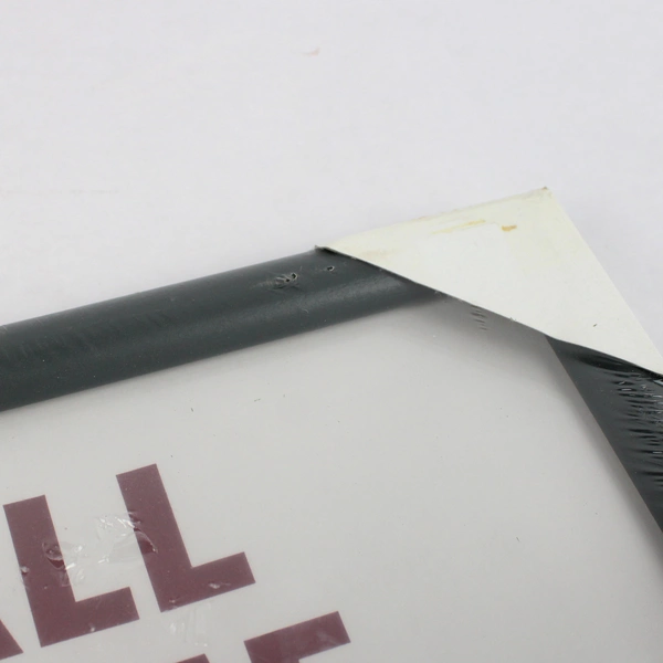 Wall Document or Picture Frame 10x10 Thick Black Wood No Matting