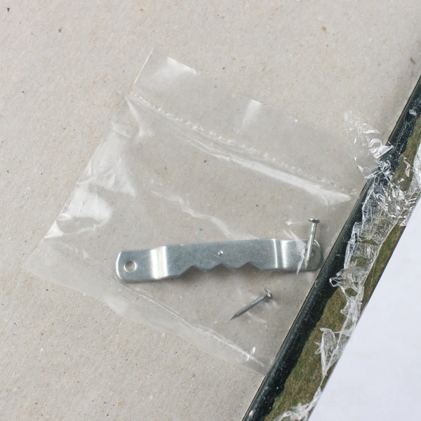 Wall Document or Picture Frame 10x10 Thick Black Wood No Matting