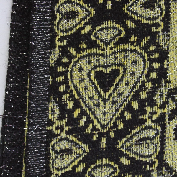 Heavyweight Brocade Fabric for Upholstery Sewing 46" x 2 2/3 Yard Gold Brown 