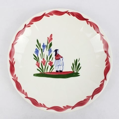 Peasant Village France Pattern PVF14 Ceramic Plate 7.5" Diameter