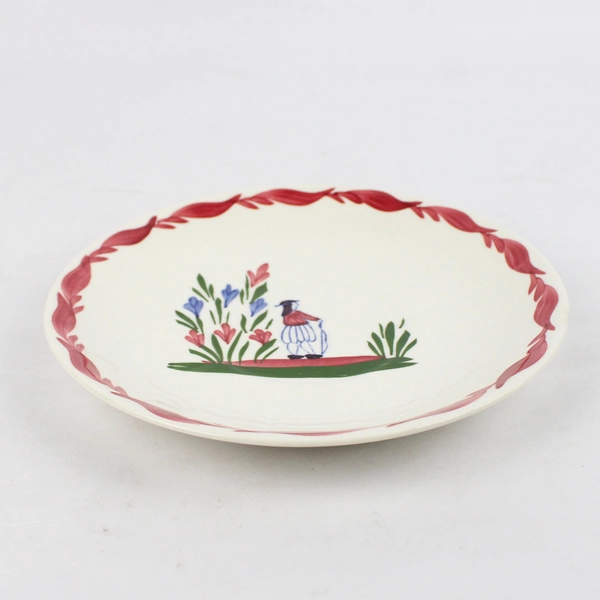 Peasant Village France Pattern PVF14 Ceramic Plate 7.5" Diameter