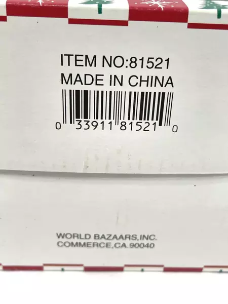 World Bazaars 10" Carved Snowman Figurine Holiday Decor Collectible Gift