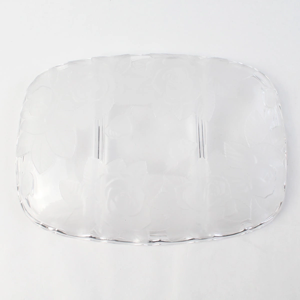 Home Beautiful Rose Pearls Divided Relish Dish