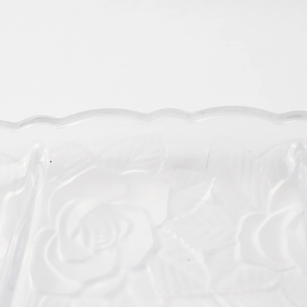 Home Beautiful Rose Pearls Divided Relish Dish