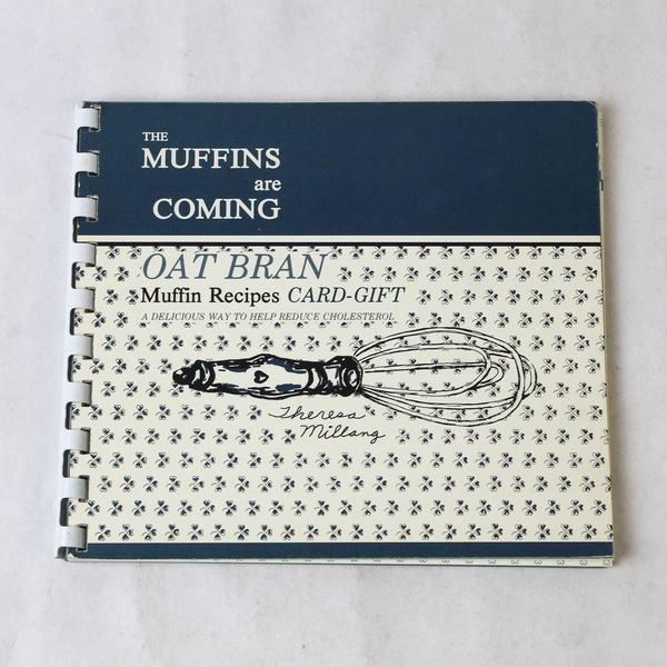 The Muffins are Coming by Theresa Millang 1989 Recipe Postcard Book