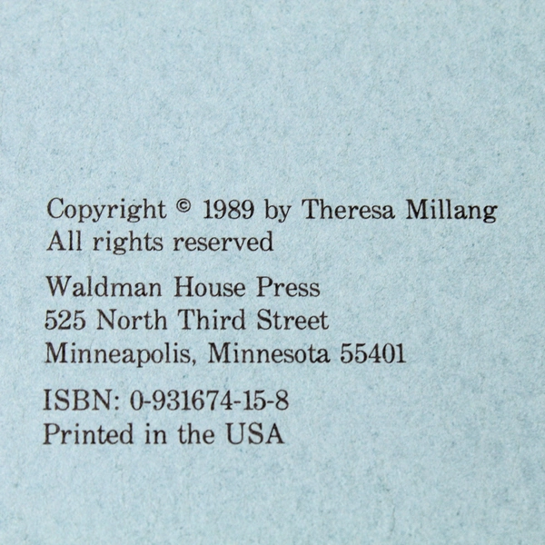 The Muffins are Coming by Theresa Millang 1989 Recipe Postcard Book