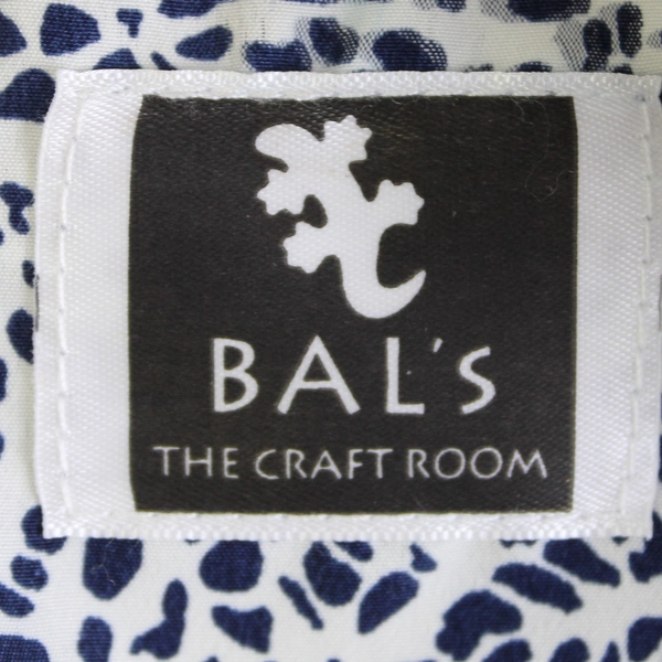 Bal's The Craft Room Handmade Zip-Up Fabric Shoulder Bag Lightweight Cambodia