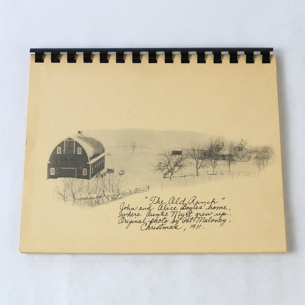 Auntie Myrt's Recipes by L.D. Gray-Fellows 1982 Dessert Cookbook Spiral Bound