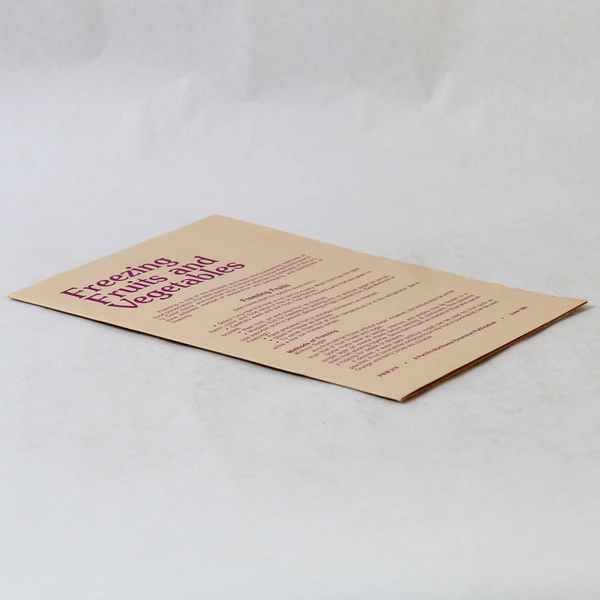 Vintage Freezing Fruits & Vegetables Guide - June 1981 - Pre-Owned