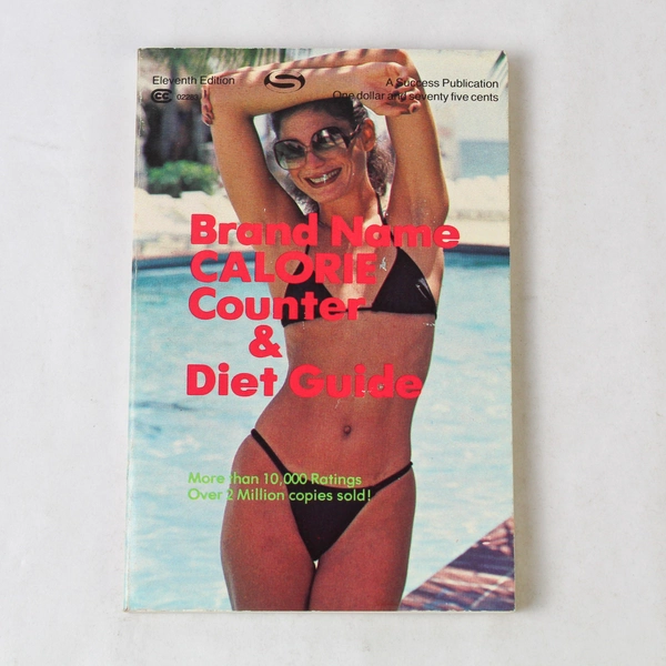 Vintage 1978 Brand Name Calorie Counter & Diet Guide Paperback Book