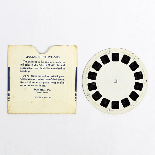 Vintage ViewMaster Reel 4141 Damascus Syria 7 Wonders Collectible Slide