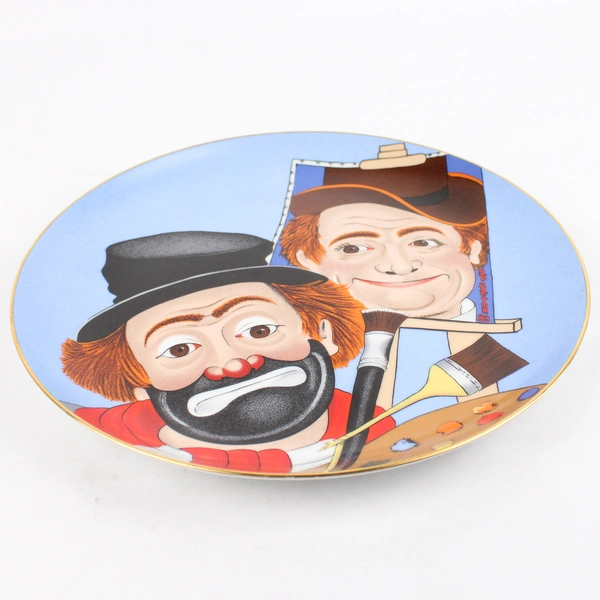 Armstrong Red Skelton 'Seventy Years Young' Clown Art Collectible Plate 10"