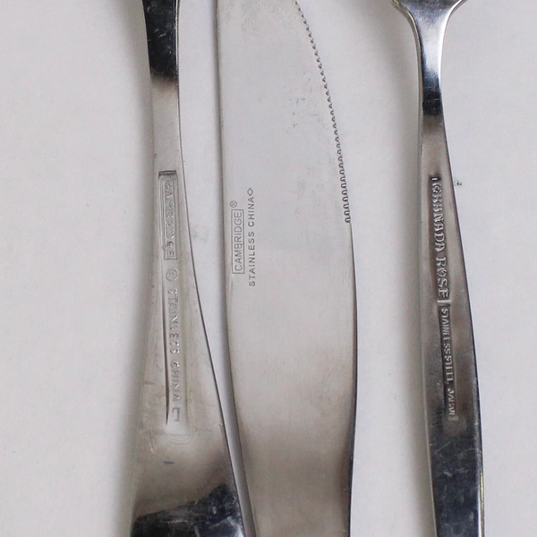 Lot of 13 Mismatched Flatware Stainless Steel Knives Various Types