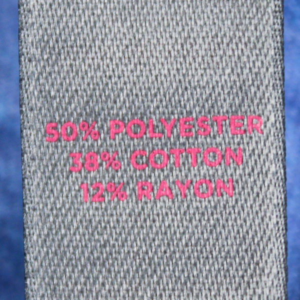 District Solid Blue V-Neck T-Shirt Women's Size Medium