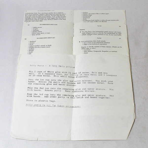 Lot of Vintage Recipe Clippings & Cards Pre-Owned Ephemera