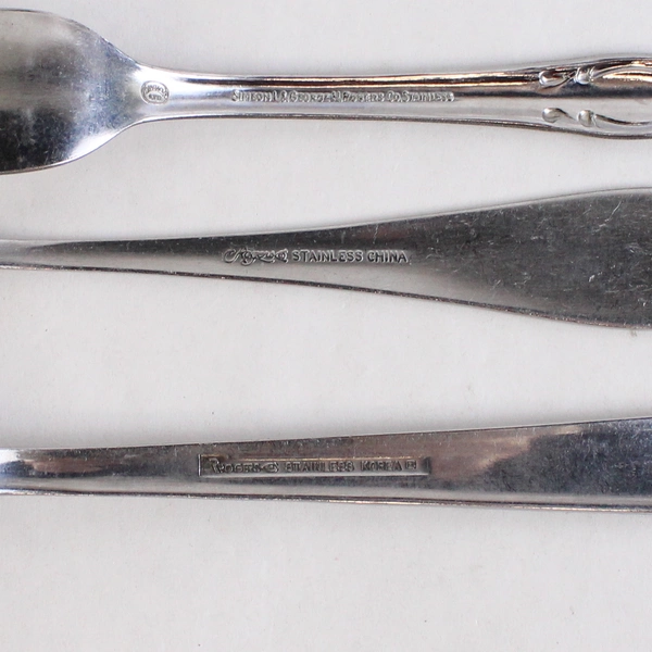 Lot of 11 Mismatched Flatware Stainless Steel Forks Various Types