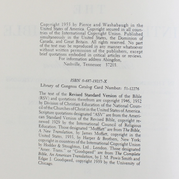 The Interpreter's Bible A Commentary in Twelve Volumes Vol 11 1982 HC DJ