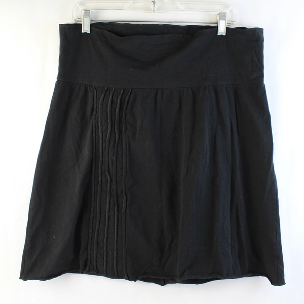 Aventura Skirt Women's Large Black Lined Stretch Comfort Active