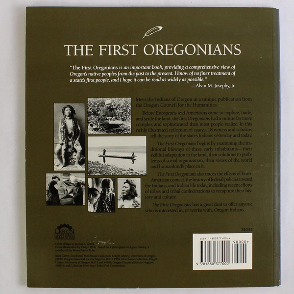 The First Oregonians Paperback Book 1991