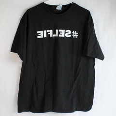 Delta Pro Weight Adult XL Hashtag Selfie T-shirt in Black 100% Preshrunk Cotton