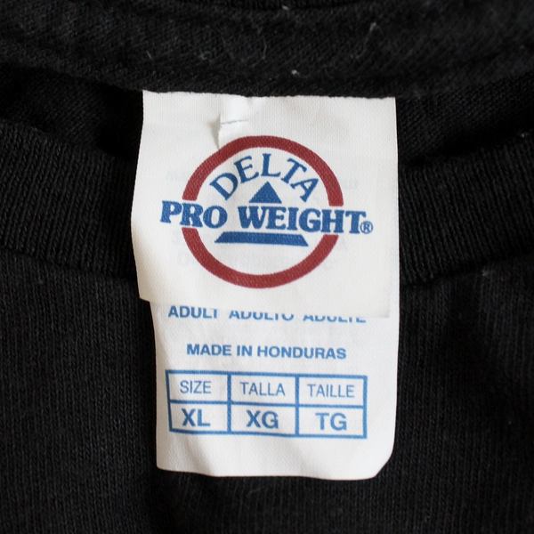 Delta Pro Weight Adult XL Hashtag Selfie T-shirt in Black 100% Preshrunk Cotton