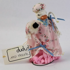 1980s Just Ducky Figurine Ceramic Face Little Bo-Peep