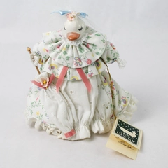 1983 Just Ducky Figurine Little Bo-Peep With Umbrella Ceramic Face 