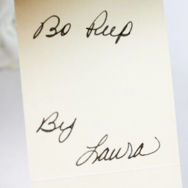 1983 Just Ducky Figurine Little Bo-Peep With Umbrella Ceramic Face 