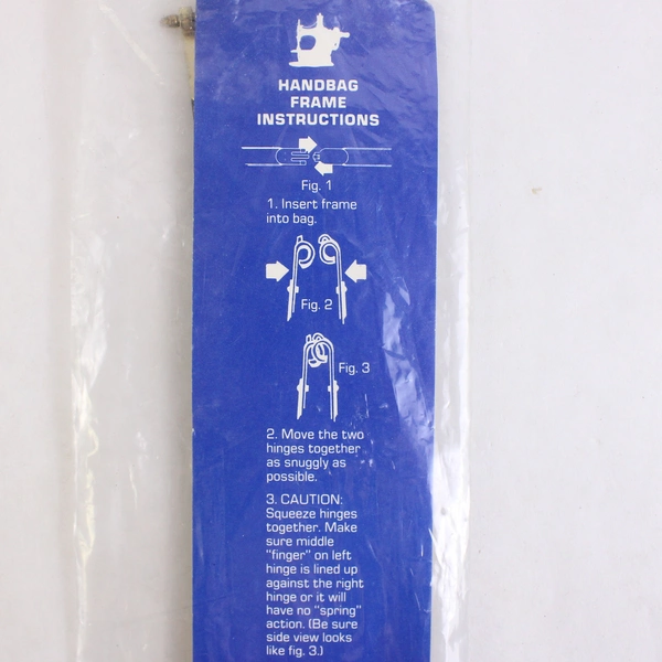 Vintage Clotilde C-201 Metal Handbag Frame 12" Brass SEALED