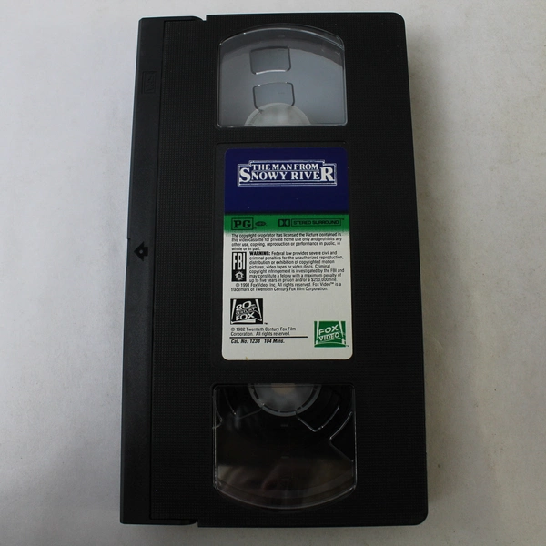 The Man From Snowy River VHS 1994 Kirk Douglas Action Western Pre-Owned
