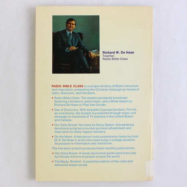 The Art of Staying Off Dead-End Streets by Richard W De Haan 1974 PB Ex-Library