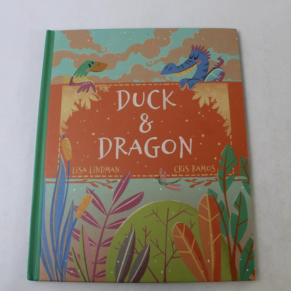 Duck & Dragon by Lisa Lindman 2021 Hardcover Children's Book
