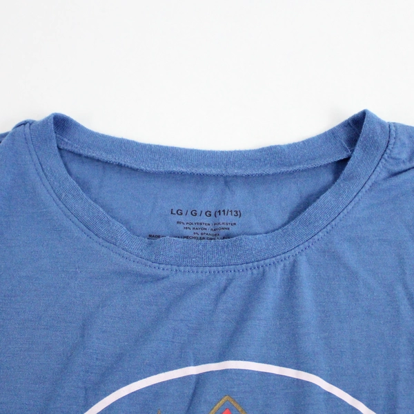 Mad Enging Blue NASA T-shirt Youth Size Large 11/13