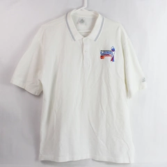 FIFA Women's World Cup USA 2003 Adidas White Knit Short Sleeve Polo Shirt XL 