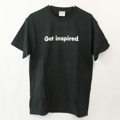 Port & Company Get Inspired Black T-shirt Adult Size S - Good Condition